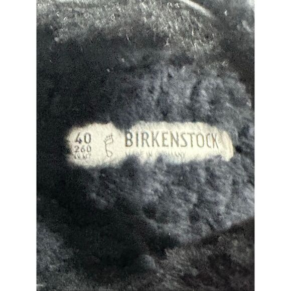 Birkenstock Shearling Fur Black Suede Women’s Regular Fit Mayari Womens 9 - Picture 9 of 12